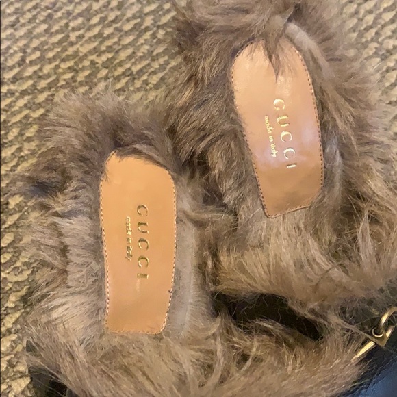 GUCCI Princetown Faux Fur Heels | Sizes: 39.5 - Picture 2 of 5